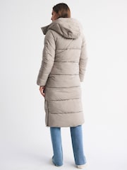 Marrón - Abercrombie & Fitch Long Puffer Jacket - Imagen 2 de 8