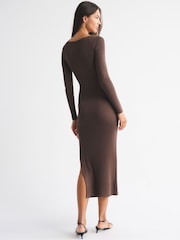 Abercrombie & Fitch Keyhole Knitted Maxi Dress - Bilde 3 av 6