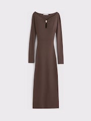 Abercrombie & Fitch Keyhole Knitted Maxi Dress - Bilde 6 av 6