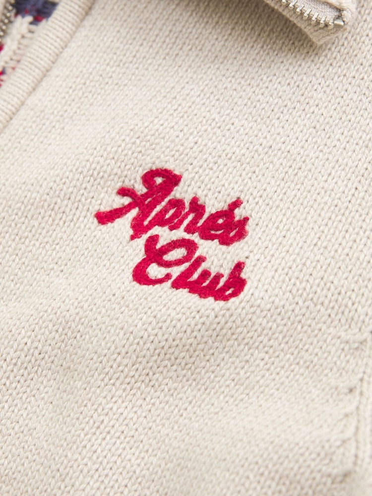 Abercrombie & Fitch Strickjacke mit Reißverschluss und Kragen - Bild 9 von 9