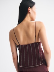 Abercrombie & Fitch 비즈 장식 캐미솔 조끼 - 7의 이미지 5