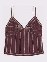 Abercrombie & Fitch 비즈 장식 캐미솔 조끼 - 7의 이미지 6