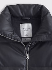 Abercrombie & Fitch Black Short Puffer Jacket - Image 3 of 3