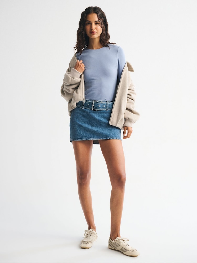 Abercrombie & Fitch Blue Cotton Seamless Baby T-Shirt - Image 2 of 7