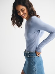 Abercrombie & Fitch Blue Cotton Seamless Baby T-Shirt - Image 3 of 7