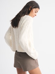 Abercrombie & Fitch Cream Turtleneck Jumper - Image 3 of 9