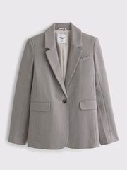 Abercrombie & Fitch Plaid Structured Suit Blazer - Obraz 6 z 8