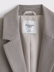 Abercrombie & Fitch Plaid Structured Suit Blazer - Obraz 7 z 8