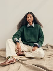 Abercrombie & Fitch Green Turtleneck Jumper - Image 2 of 3