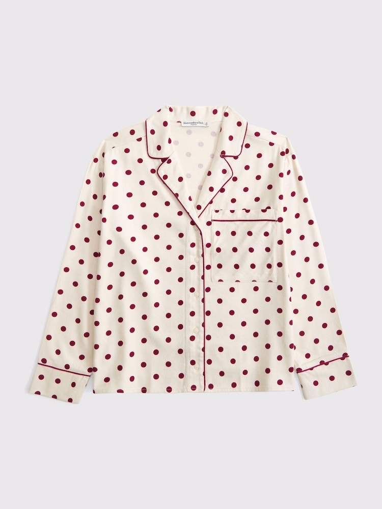 Abercrombie & Fitch Pink Flannel Pyjama - Image 1 of 1 Abercrombie & Fitch Pink Flannel Pyjama - Image 1 of 1