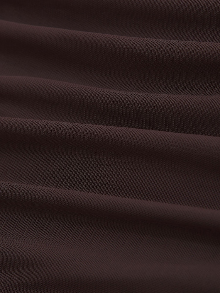 Abercrombie & Fitch Brown Long Sleeve Open Back Sweetheart Bodies - Image 7 of 7