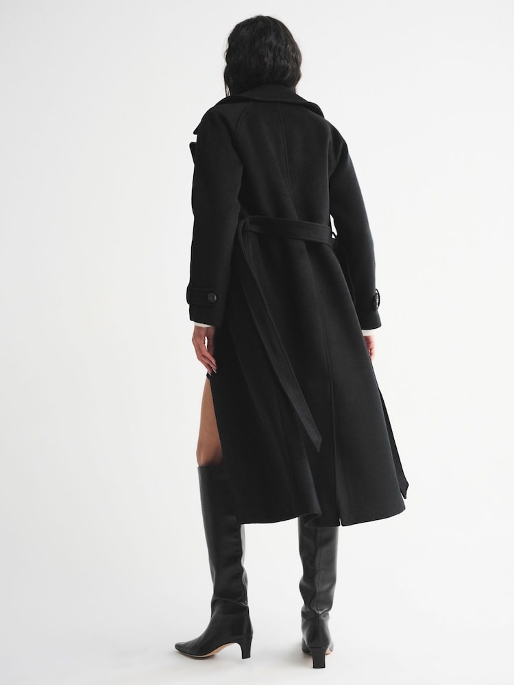 Next：日本 Abercrombie & Fitchウールロングトレンチコート from Next 