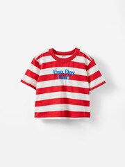 Cotton On Red Bobbi Short Sleeve Graphic T-Shirt - Image 1 of 3