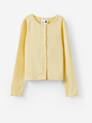 Gelb - Cotton On Emma Button Through Long Sleeve Top - Bild 1 von 3