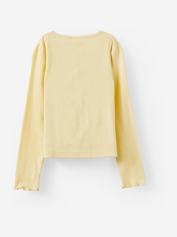 Gelb - Cotton On Emma Button Through Long Sleeve Top - Bild 2 von 3
