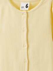 Gelb - Cotton On Emma Button Through Long Sleeve Top - Bild 3 von 3