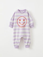 Cotton On Purple Casey Oversized All-In-One - Image 1 of 2