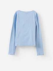 Blau - Cotton On Emma Button Through Long Sleeve Top - Bild 2 von 3