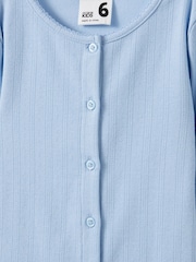 Blau - Cotton On Emma Button Through Long Sleeve Top - Bild 3 von 3