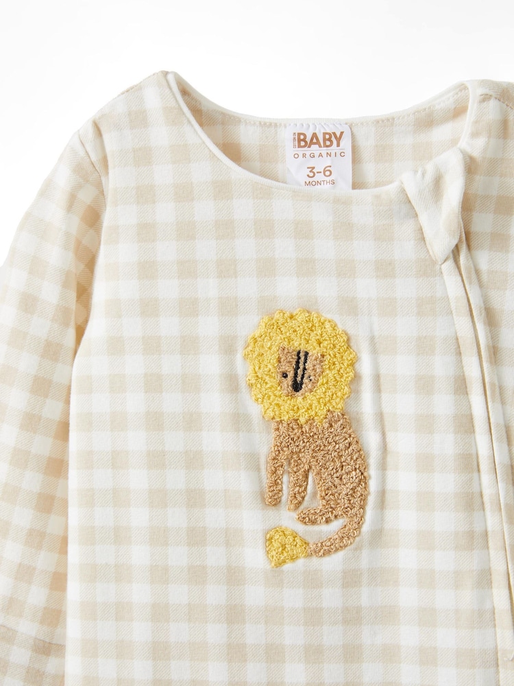 Cotton On Cream Dove Long Sleeve Zip Romper - Image 3 of 3 Cotton On Cream Dove Long Sleeve Zip Romper - Image 3 of 3