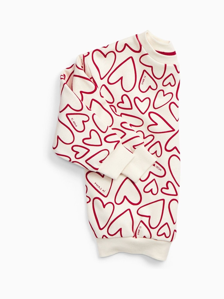 MORI Cream Dove Supersoft Santa Christmas Sweatshirt - Image 5 of 5 MORI Cream Dove Supersoft Santa Christmas Sweatshirt - Image 5 of 5