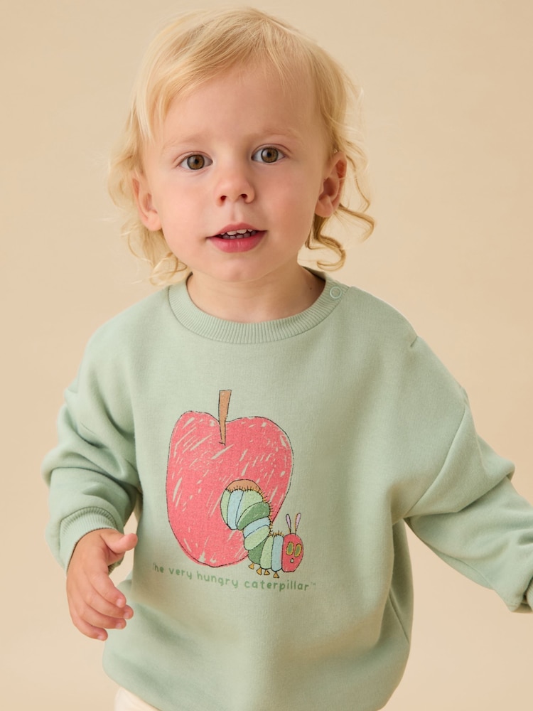 MOR Hearts Print Supersoft Oversized Sweatshirt - Image 1 of 3