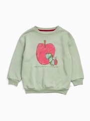 MOR Hearts Print Supersoft Oversized Sweatshirt - Image 2 of 3