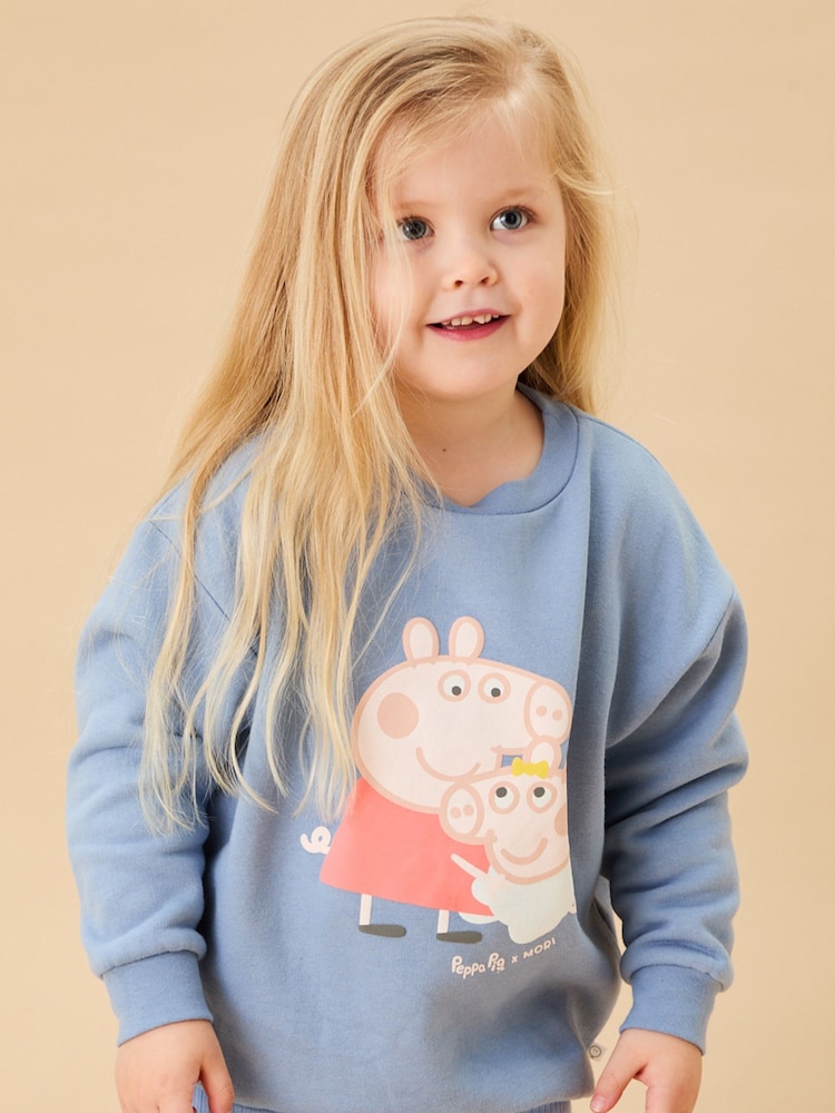 MOR Hearts Print Supersoft Oversized Sweatshirt - Image 1 of 4 MOR Hearts Print Supersoft Oversized Sweatshirt - Image 1 of 4