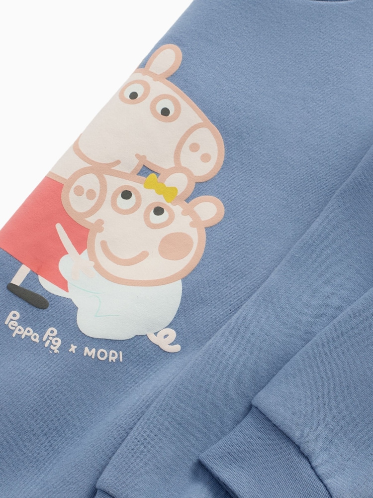 MOR Hearts Print Supersoft Oversized Sweatshirt - Image 4 of 4