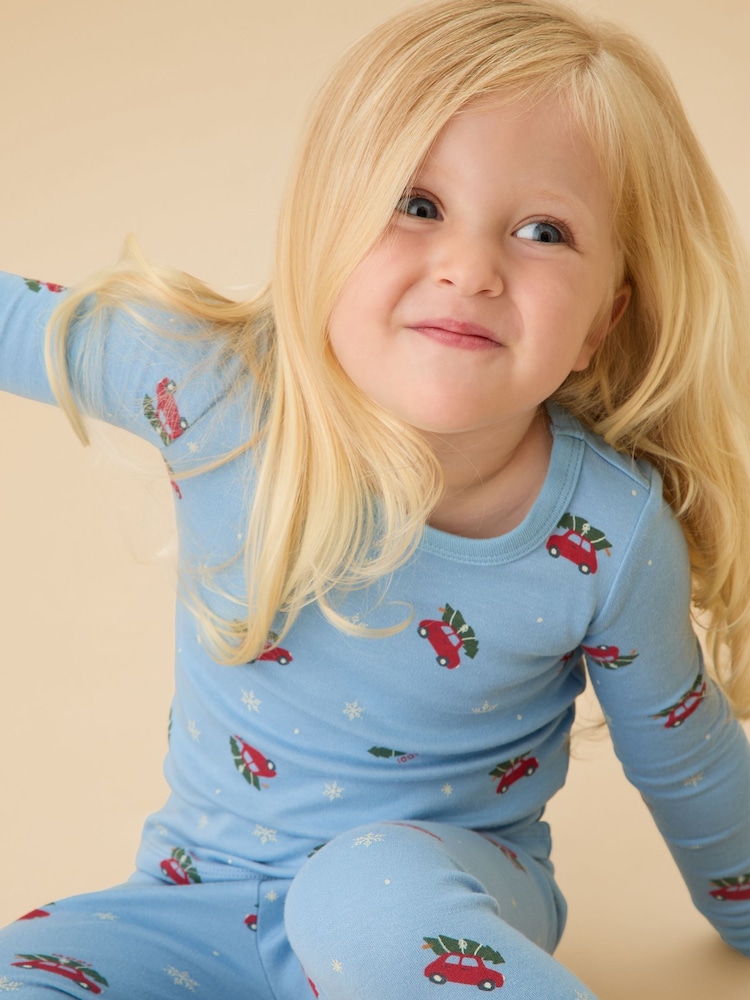 Azul cielo - Conjunto de pijama de 2 piezas de MORI - Imagen 1 de 4
