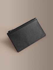 Black Long Leather Cardholder - Image 1 of 3