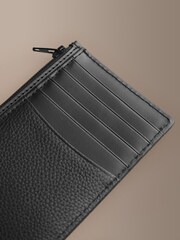 Black Long Leather Cardholder - Image 2 of 3