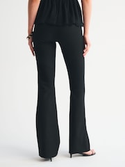 Abercrombie & Fitch Black High Rise Forme Bootcut Trousers - Image 7 of 8