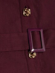 River Island Purple Puff Sleeve Prom Shirt Dress - Image 4 of 4