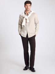 Oatmeal Brushed Melange Shirt - Image 2 of 3