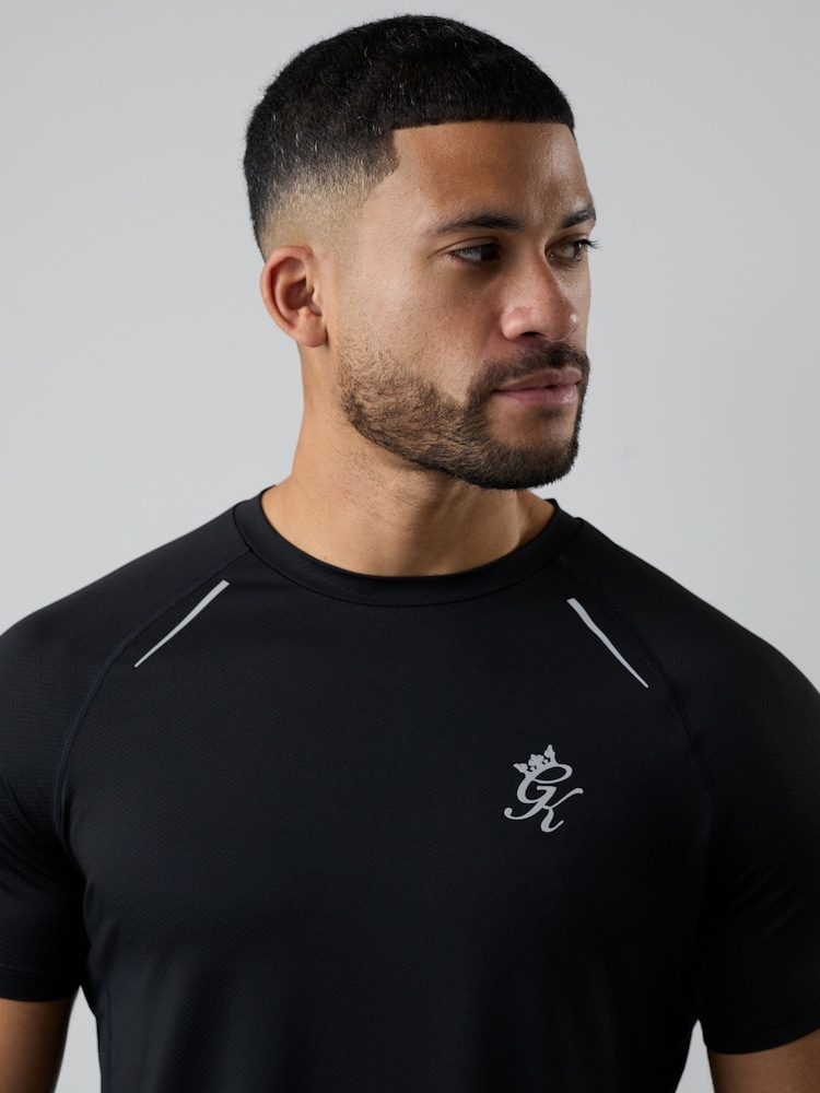 Gym King Black Flex 2.0 T-Shirt - Image 2 of 4