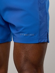 Gym King Blue Progress Panel Shorts - Image 4 of 4