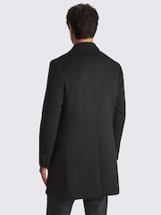 MOSS Charcoal Grey Wool Blend Overcoat - Image 3 of 4