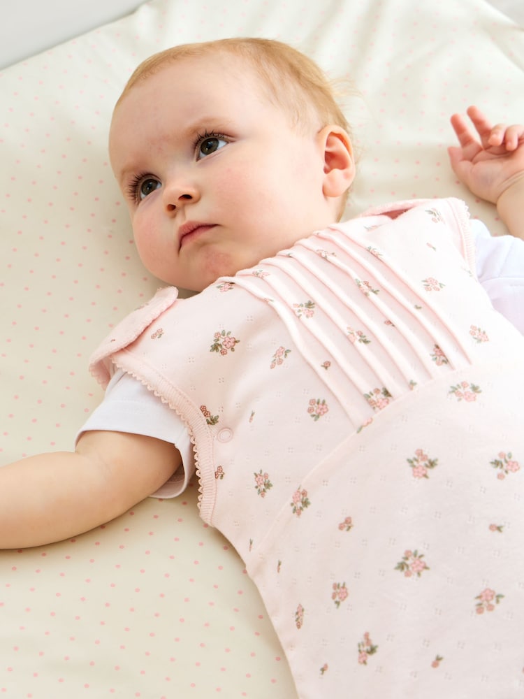 JoJo Maman Bébé Pink Sleep Bag - Image 1 of 5 JoJo Maman Bébé Pink Sleep Bag - Image 1 of 5