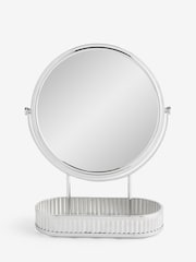 Rib 5x palielinājuma apaļais tualetes galdiņa spogulis - Attēls 4 no 4