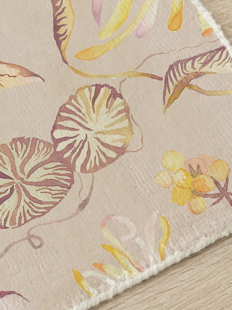 Voyage Maison Mauve Darwen Cornflower Printed Rug - Image 3 of 3 Voyage Maison Mauve Darwen Cornflower Printed Rug - Image 3 of 3