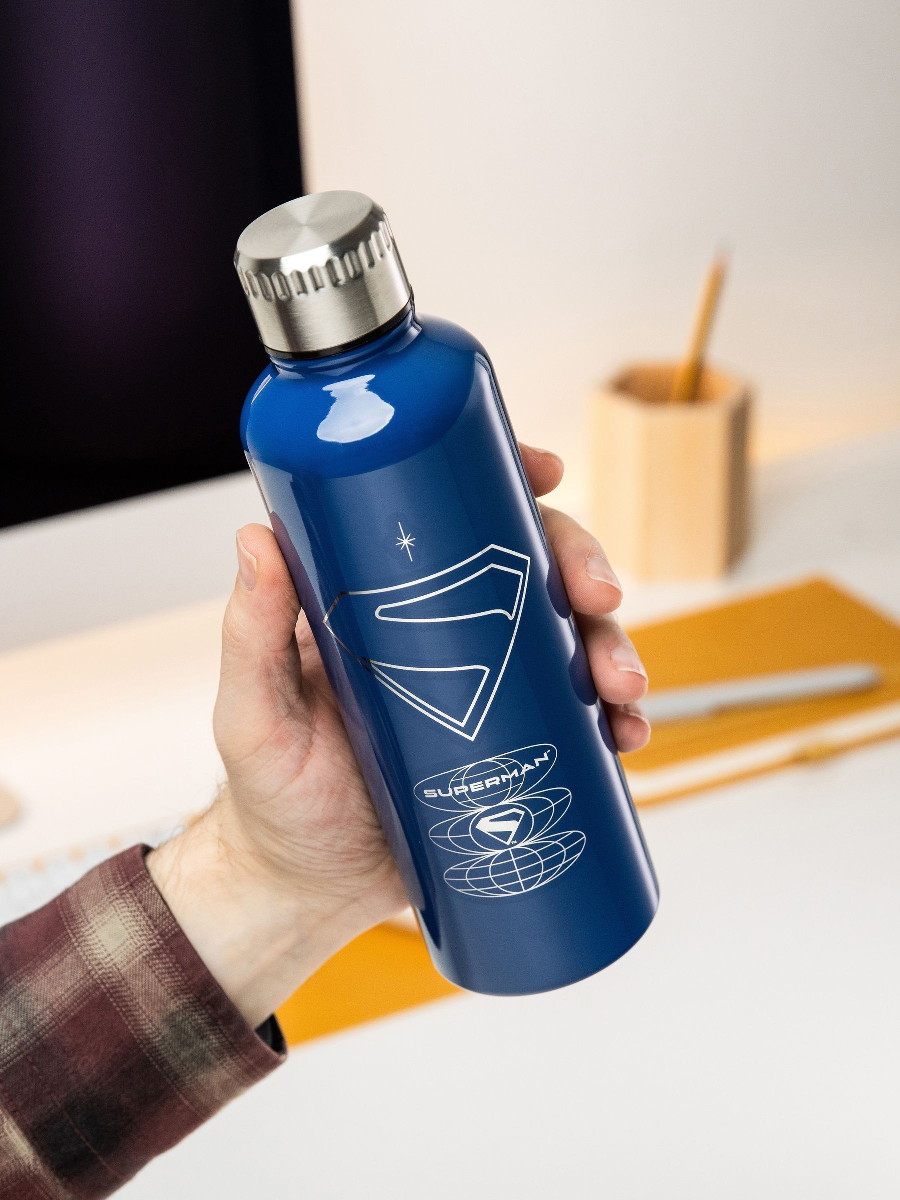 Superman Theatrical Metal Water Bottle - Image 3