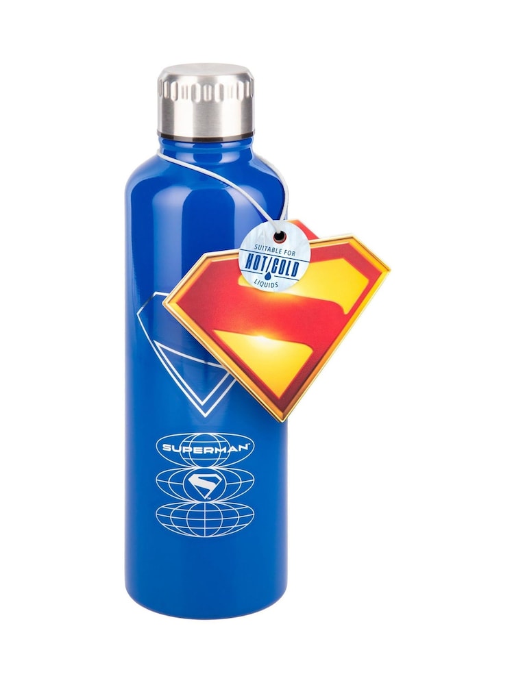 Superman Blue Theatrical Metal Water Bottle - Image 5 of 5 Superman Blue Theatrical Metal Water Bottle - Image 5 of 5