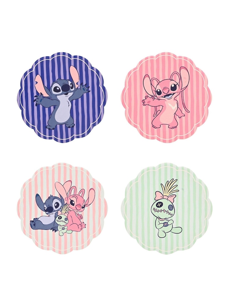 Widdop Set of 4 Multi Disney Stitch Ceramic Coasters - Image 2 of 4 Widdop Set of 4 Multi Disney Stitch Ceramic Coasters - Image 2 of 4