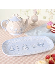 Widdop Blue Disney Alice In Wonderland Serving Plate - Image 4 of 4