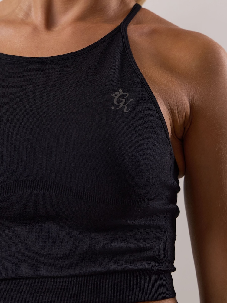 Gym King Black Sculpt Seamless Vest - Image 4 of 4 Gym King Black Sculpt Seamless Vest - Image 4 of 4
