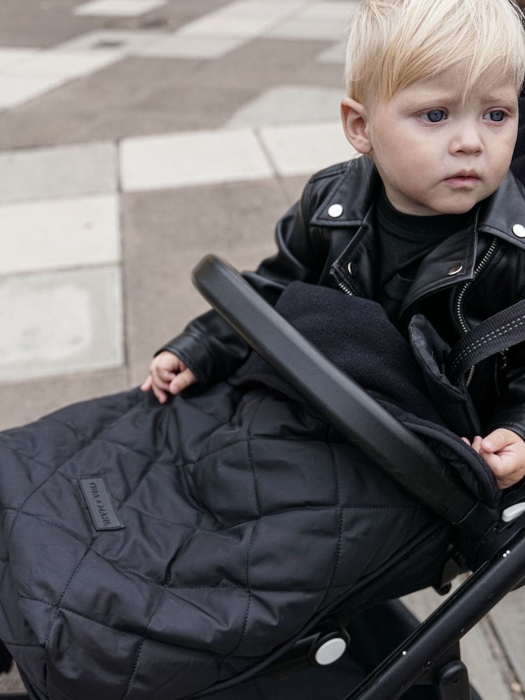 Tiba + Marl Black Universal Buggy Footmuff - Image 1 of 4 Tiba + Marl Black Universal Buggy Footmuff - Image 1 of 4