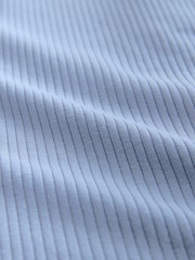 Blue/Brown Ribbed Vests 2 Pack - Image 11 of 11