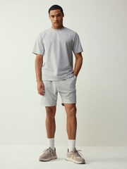 Grey Heritage Herringbone T-Shirt - Image 3 of 4