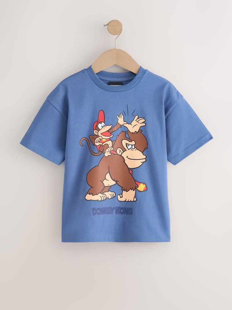 Blue Donkey Kong - Mario 게이밍 티셔츠 (3-16YRS) - 4의 이미지 1